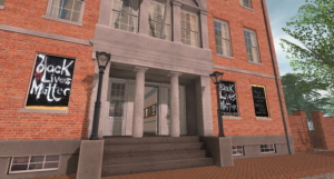 The Peale's virtual facade.